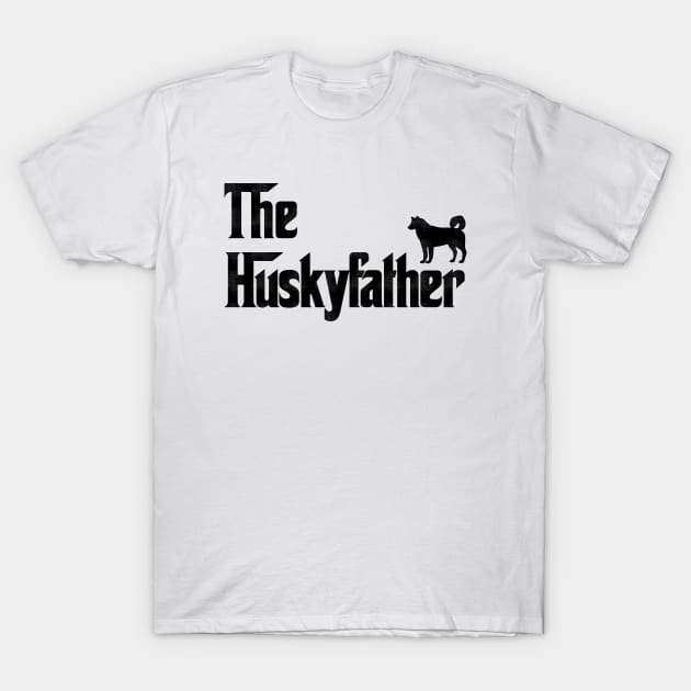 The Huskyfather - Husky Dad T-Shirt by HamzaNabil